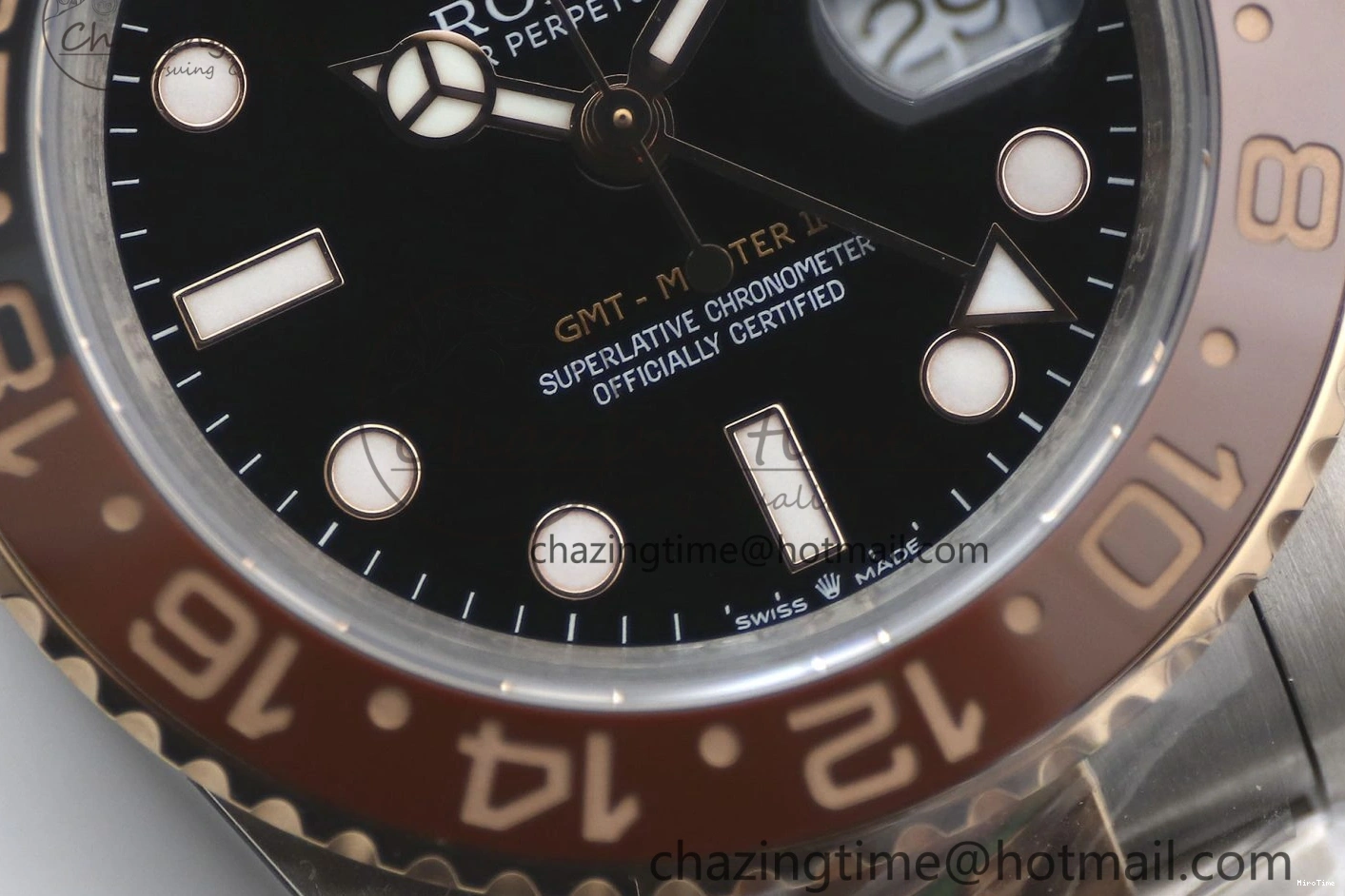 MiroTime 0416 GMT Master II 126711 CHNR 904L SS TW+ 1:1 Best Edition on SS RG Bracelet VR3186 CHS FreshLook 1976
